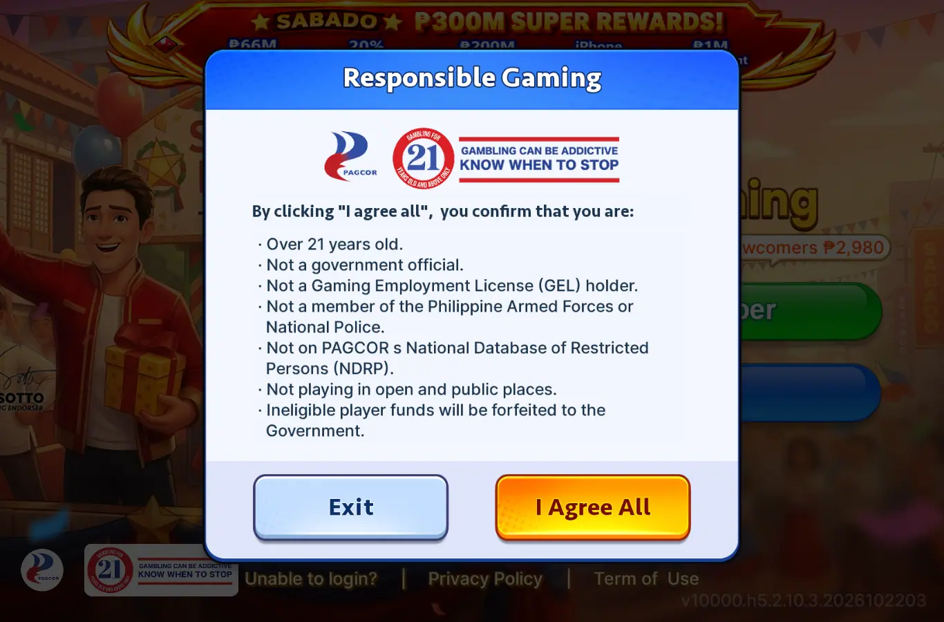 PT Gaming PH website homepage on desktop, full page, captured Oct 24, 2026