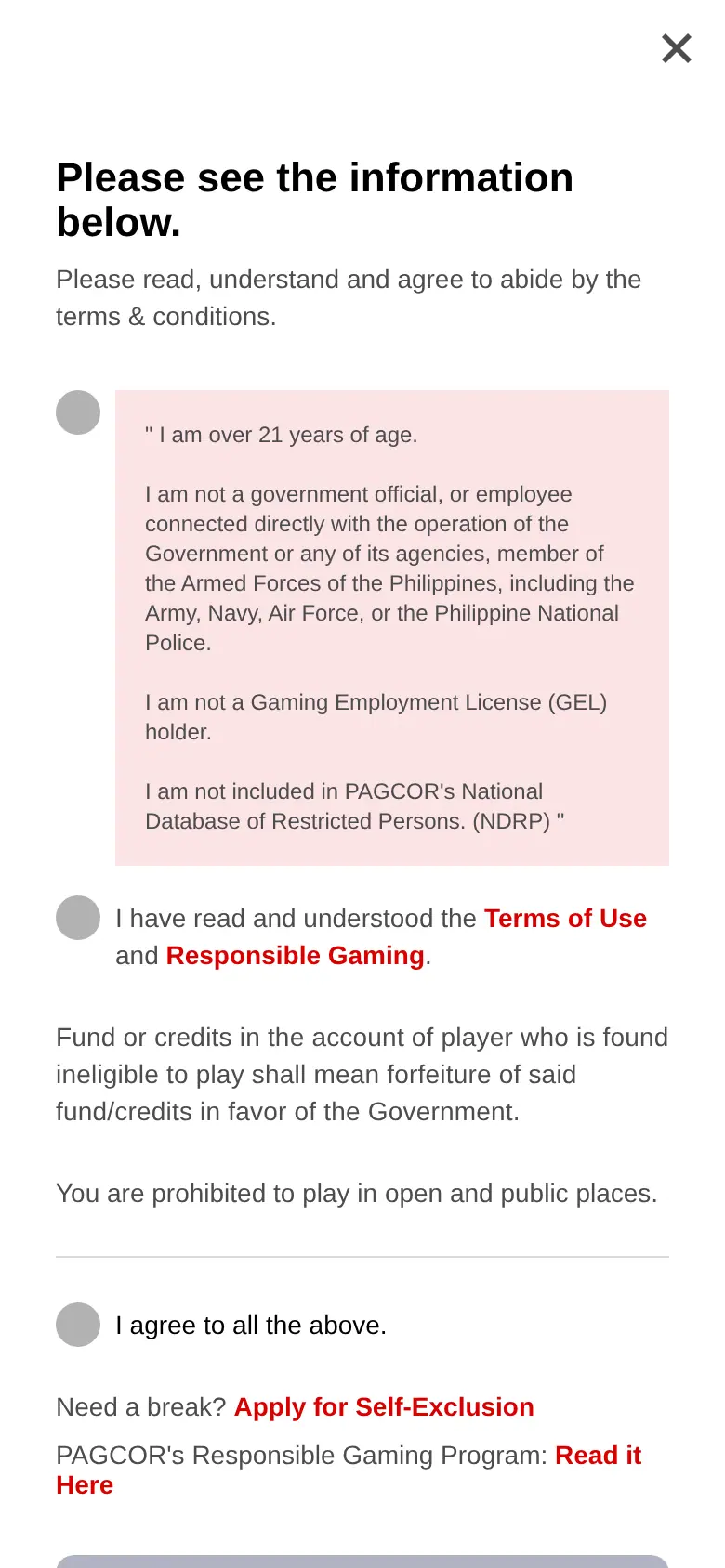 SportsPlus website on mobile, captured Oct 24, 2026